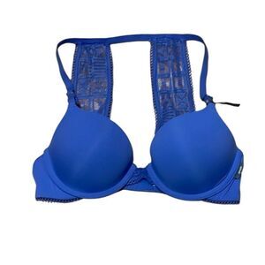 New! Aerie Harper Periwinkle Lace back underwire Bra